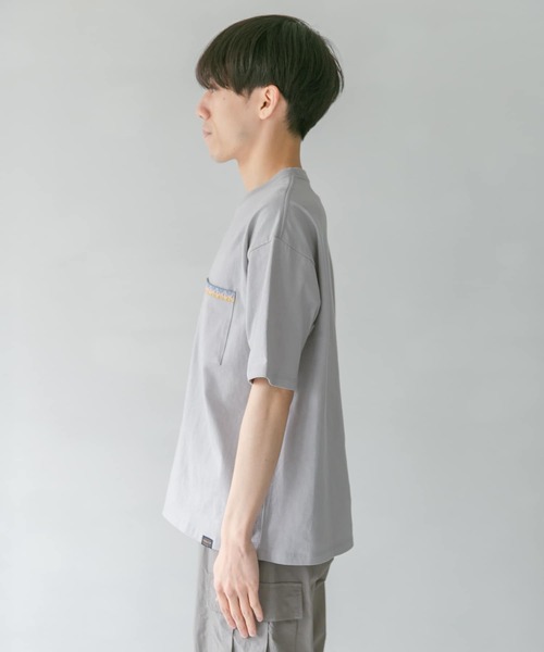 PENDLETON（ペンドルトン）の「『別注』PENDLETON×DOORS　テープポケットTシャツ（Tシャツ/カットソー・メンズ・ライトグレー/ブラック・LARGE/X-LARGE/MEDIUM）」の5枚目の写真