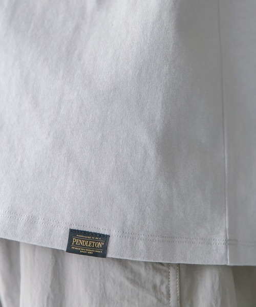 PENDLETON（ペンドルトン）の「『別注』PENDLETON×DOORS　テープポケットTシャツ（Tシャツ/カットソー・メンズ・ライトグレー/ブラック・LARGE/X-LARGE/MEDIUM）」の8枚目の写真
