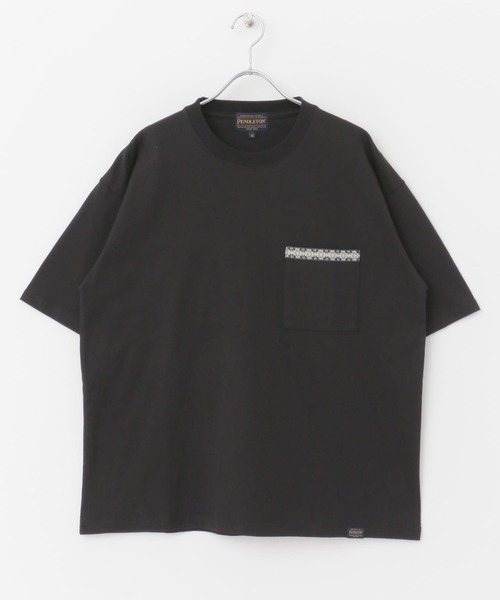 PENDLETON（ペンドルトン）の「『別注』PENDLETON×DOORS　テープポケットTシャツ（Tシャツ/カットソー・メンズ・ライトグレー/ブラック・LARGE/X-LARGE/MEDIUM）」の9枚目の写真