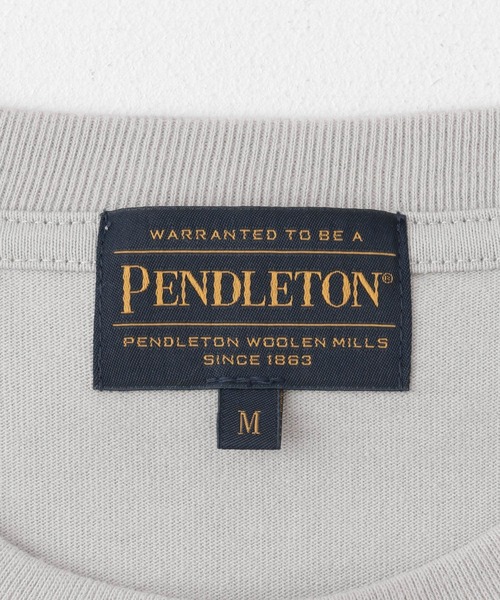 PENDLETON（ペンドルトン）の「『別注』PENDLETON×DOORS　テープポケットTシャツ（Tシャツ/カットソー・メンズ・ライトグレー/ブラック・LARGE/X-LARGE/MEDIUM）」の18枚目の写真