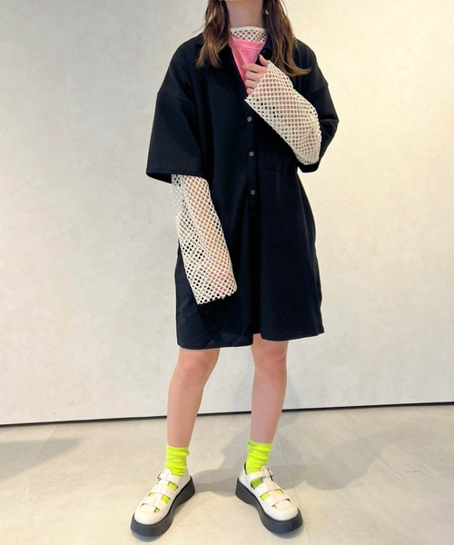 Birthday room（バースデイルーム）の「半袖オールインワン（サロペット/オーバーオール・レディース・ブラック・FREE）」の7枚目の写真