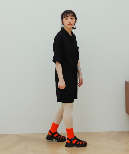 Birthday room（バースデイルーム）の「半袖オールインワン（サロペット/オーバーオール・レディース・ブラック・FREE）」の15枚目の写真