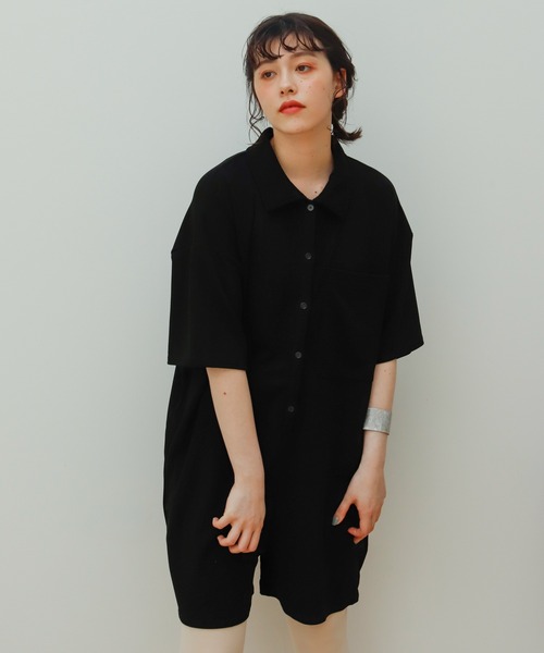 Birthday room（バースデイルーム）の「半袖オールインワン（サロペット/オーバーオール・レディース・ブラック・FREE）」の14枚目の写真