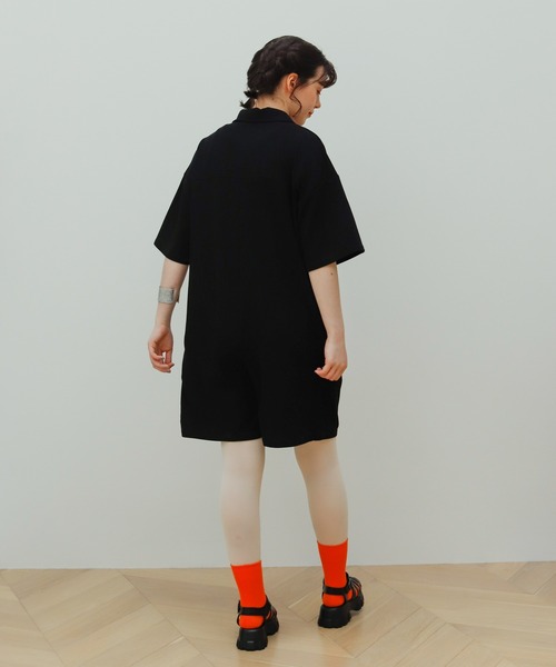 Birthday room（バースデイルーム）の「半袖オールインワン（サロペット/オーバーオール・レディース・ブラック・FREE）」の9枚目の写真