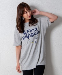 アニマル柄プリントTシャツ
