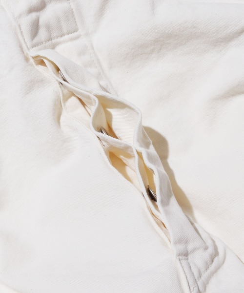 orSlow（オアスロウ）の「orSlow/オアスロウ 30'S OVERALL DENIM オーバーオール デニム（サロペット/オーバーオール・レディース・オフホワイト・2/4/3）」の4枚目の写真