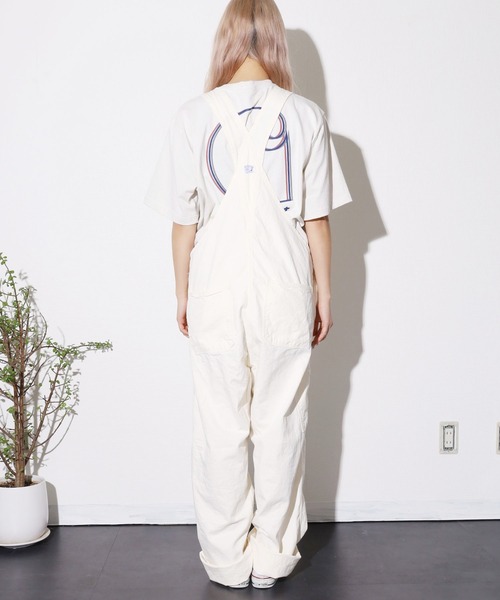 orSlow（オアスロウ）の「orSlow/オアスロウ 30'S OVERALL DENIM オーバーオール デニム（サロペット/オーバーオール・レディース・オフホワイト・2/4/3）」の9枚目の写真