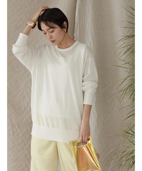 セール】SET シアーニットプルオーバー+ニットタンク（ニット/セーター  