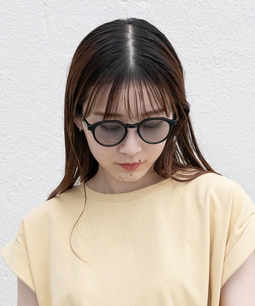 SMELLY（スメリー）の「ボストンシェイプサングラス（サングラス・レディース・ブラウン系その他/ブラック・-）」の5枚目の写真