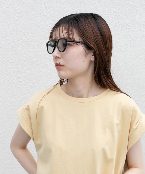 SMELLY（スメリー）の「ボストンシェイプサングラス（サングラス・レディース・ブラウン系その他/ブラック・-）」の6枚目の写真