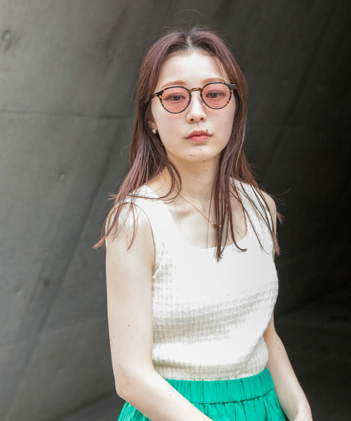 SMELLY（スメリー）の「ボストンシェイプサングラス（サングラス・レディース・ブラウン系その他/ブラック・-）」の9枚目の写真