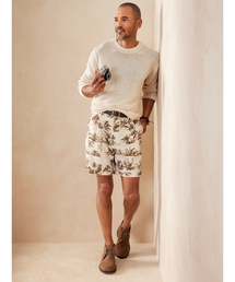 コットンリネン ショートパンツ