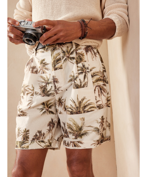 Banana Republic(バナナリパブリック)の「コットンリネン ショートパンツ(その他パンツ・メンズ・その他/ベージュ・30W/32W/34W/33W/31W/29W/28W)」の6枚目の写真