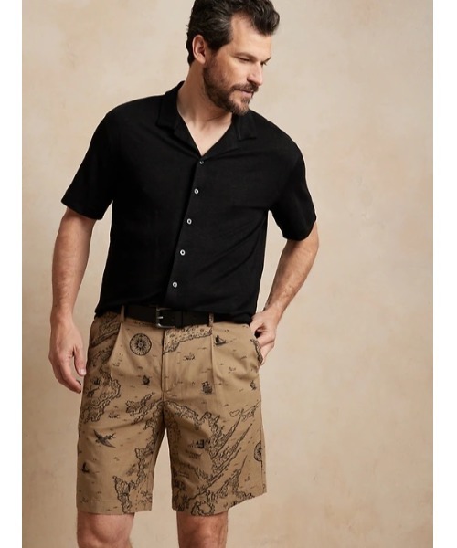 Banana Republic(バナナリパブリック)の「コットンリネン ショートパンツ(その他パンツ・メンズ・その他/ベージュ・30W/32W/34W/33W/31W/29W/28W)」の2枚目の写真