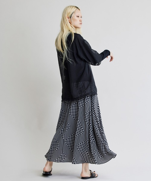 NOISE MAKER（ノイズメーカー）の「シアープルオーバー（Tシャツ/カットソー・レディース・ブラック/ベージュ・FREE）」の8枚目の写真