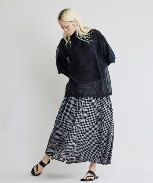 NOISE MAKER（ノイズメーカー）の「シアープルオーバー（Tシャツ/カットソー・レディース・ブラック/ベージュ・FREE）」の6枚目の写真