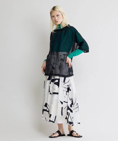 NOISE MAKER（ノイズメーカー）の「シアープルオーバー（Tシャツ/カットソー・レディース・ブラック/ベージュ・FREE）」の10枚目の写真