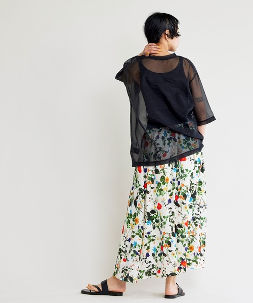 NOISE MAKER（ノイズメーカー）の「シアープルオーバー（Tシャツ/カットソー・レディース・ブラック/ベージュ・FREE）」の22枚目の写真