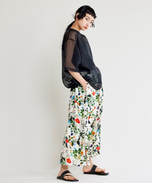 NOISE MAKER（ノイズメーカー）の「シアープルオーバー（Tシャツ/カットソー・レディース・ブラック/ベージュ・FREE）」の21枚目の写真