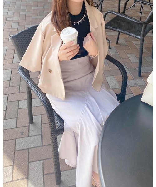 INGNI（イング）の「ラップイレヘム／スカート（スカート・レディース・ブルー/ライトベージュ/ブラック/ラベンダー・FREE）」の12枚目の写真