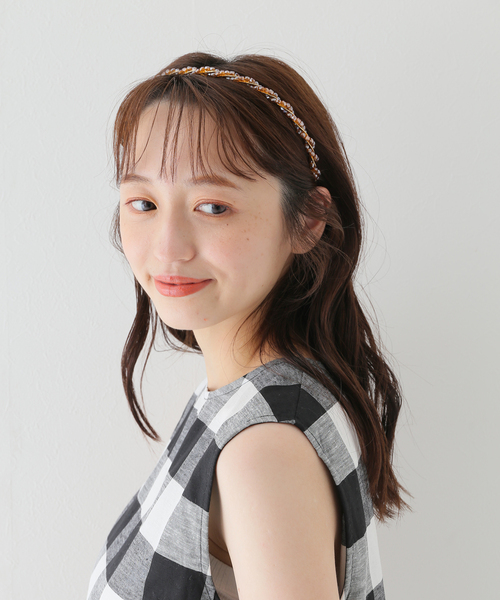 SLOBE IENA（スローブイエナ）の「【aile/エール 】スペクトルカチューシャ（カチューシャ・レディース・ゴールド・FREE）」の8枚目の写真