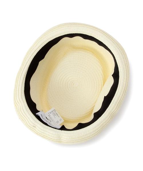 green label relaxing（グリーンレーベルリラクシング）の「GC リボンカンカン ハット◆（ハット・レディース・ホワイト/ベージュ・フリー）」の6枚目の写真