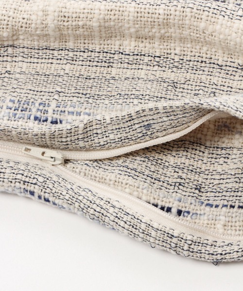 BAYFLOW（ベイフロー）の「BFスラブボーダークッションカバー（クッション/クッションカバー・レディース・ブルー/パープル・0）」の8枚目の写真