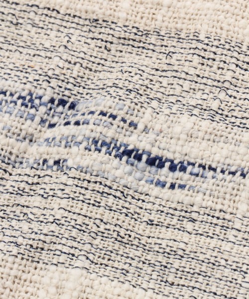 BAYFLOW（ベイフロー）の「BFスラブボーダークッションカバー（クッション/クッションカバー・レディース・ブルー/パープル・0）」の9枚目の写真