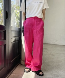 Spick & Span | リネンガーメントダイイージーパンツ(その他パンツ)