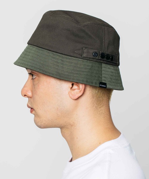 XLARGE（エクストララージ）の「HEAVY TWILL HAT（ハット・メンズ・オリーブ/ベージュ/ブラウン/ブラック・M/L）」の5枚目の写真