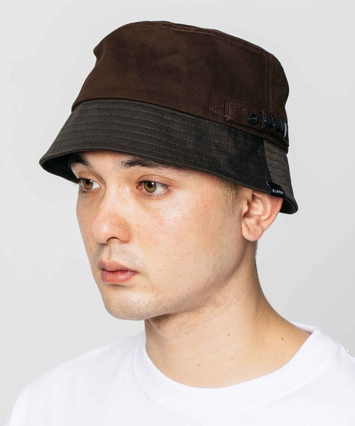 XLARGE（エクストララージ）の「HEAVY TWILL HAT（ハット・メンズ・オリーブ/ベージュ/ブラウン/ブラック・M/L）」の21枚目の写真