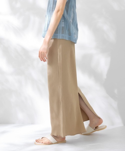 KBF（ケイビーエフ）の「リブタイトスカート（スカート・レディース・チャコールグレー/ブラック/ベージュ・ONE）」の18枚目の写真