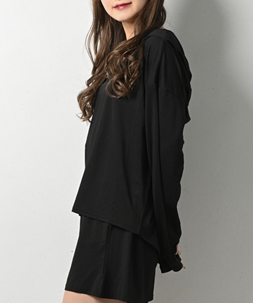 ラッシュガードショートパンツセットアップ（ラッシュガード）｜ElegChic（エレグシック）