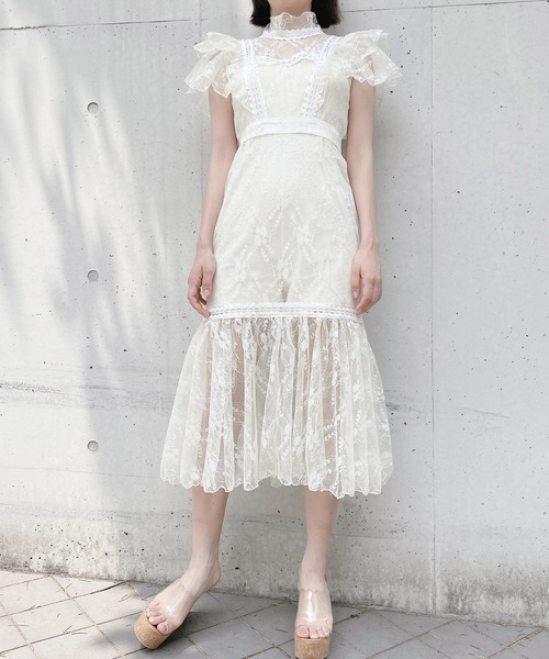 lilLilly(リルリリー)の「カップ付きインナーロンパース(つなぎ/オールインワン・レディース・ブラック/ホワイト・FREE)」の16枚目の写真