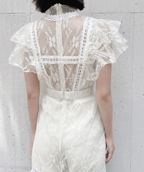 lilLilly(リルリリー)の「カップ付きインナーロンパース(つなぎ/オールインワン・レディース・ブラック/ホワイト・FREE)」の18枚目の写真