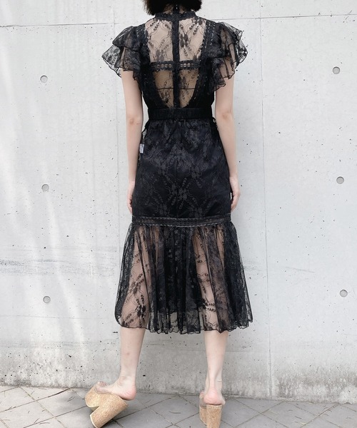 lilLilly(リルリリー)の「カップ付きインナーロンパース(つなぎ/オールインワン・レディース・ブラック/ホワイト・FREE)」の21枚目の写真