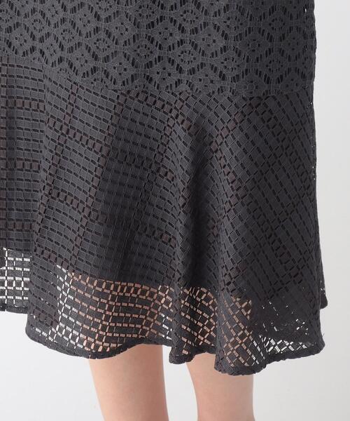 index（インデックス）の「◆レースコンビネーションマーメイドスカート【WEB限定サイズ】（スカート・レディース・ガンメタ/ブルー/ライトパープル・36/42/38/40）」の8枚目の写真