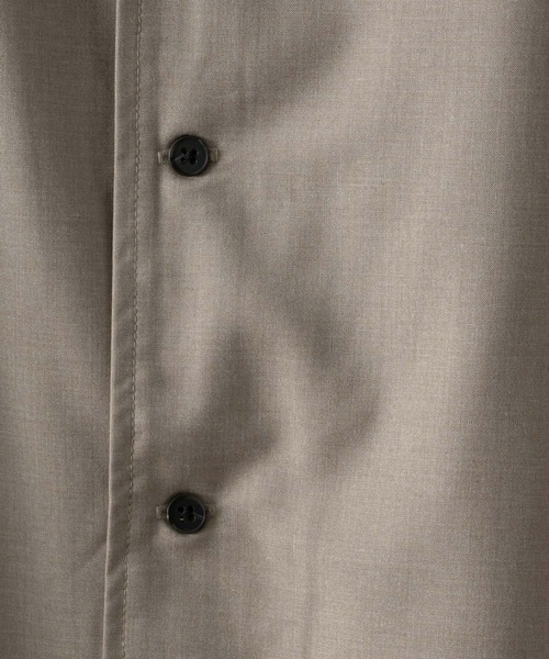 neez.（ニーズ）の「リラックスドルマンシャツ（シャツ/ブラウス・メンズ・チャコールグレー/ブラック/ベージュ・SMALL/MEDIUM/LARGE）」の9枚目の写真