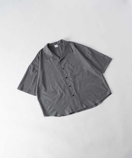 neez.（ニーズ）の「リラックスドルマンシャツ（シャツ/ブラウス・メンズ・チャコールグレー/ブラック/ベージュ・SMALL/MEDIUM/LARGE）」の11枚目の写真