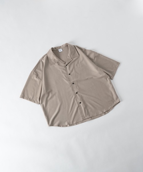 neez.（ニーズ）の「リラックスドルマンシャツ（シャツ/ブラウス・メンズ・チャコールグレー/ブラック/ベージュ・SMALL/MEDIUM/LARGE）」の12枚目の写真