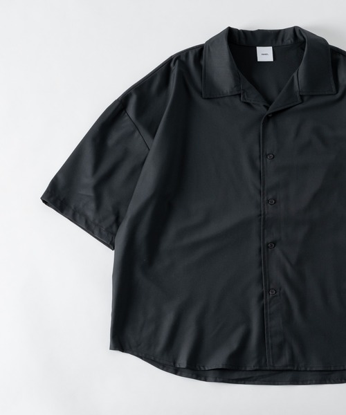 neez.（ニーズ）の「リラックスドルマンシャツ（シャツ/ブラウス・メンズ・チャコールグレー/ブラック/ベージュ・SMALL/MEDIUM/LARGE）」の14枚目の写真