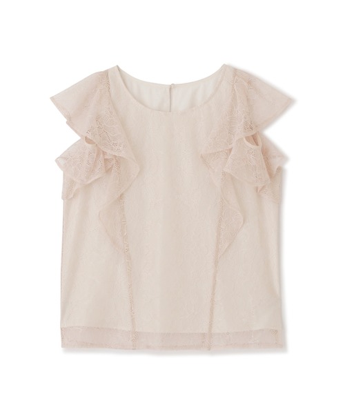 PROPORTION BODY DRESSING（プロポーションボディドレッシング）の「ラッフルショルダーレースブラウス / 1212210506（シャツ/ブラウス・レディース・ピンク/ベージュ/ブラック・FREE）」の14枚目の写真