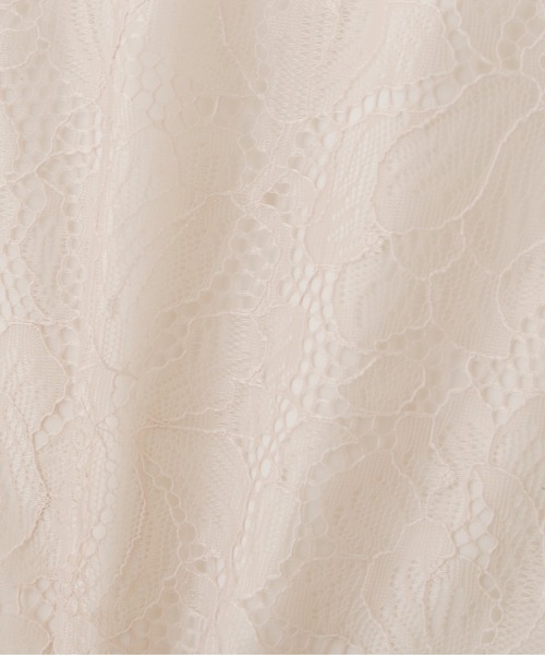 PROPORTION BODY DRESSING（プロポーションボディドレッシング）の「ラッフルショルダーレースブラウス / 1212210506（シャツ/ブラウス・レディース・ピンク/ベージュ/ブラック・FREE）」の13枚目の写真