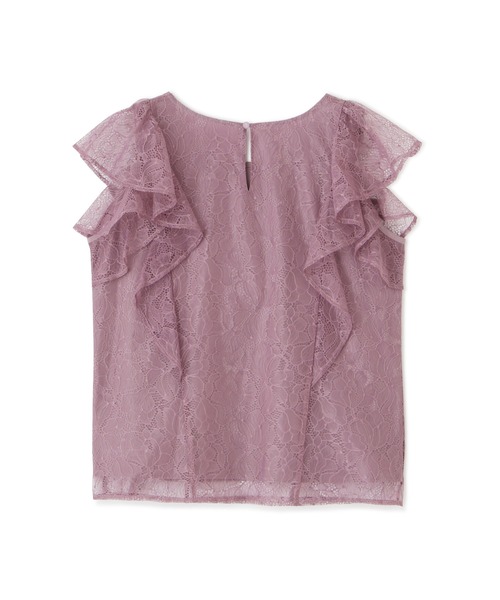 PROPORTION BODY DRESSING（プロポーションボディドレッシング）の「ラッフルショルダーレースブラウス / 1212210506（シャツ/ブラウス・レディース・ピンク/ベージュ/ブラック・FREE）」の16枚目の写真