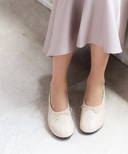 VIVIAN（ヴィヴィアン）の「ラウンドトゥフラットバレエシューズ（バレエシューズ・レディース・ブラック/キャメル/ダークブラウン/ベージュ/レッド/グリーン・S/M/L/LL）」の20枚目の写真