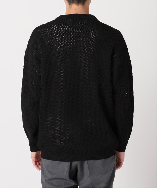 417 EDIFICE（フォーワンセブンエディフィス）の「メッシュカーディガン（ニット/セーター・メンズ・ブラック/ネイビー/ブラウン/グレー/オレンジ/グリーン/ナチュラル・SMALL/MEDIUM/LARGE）」の15枚目の写真