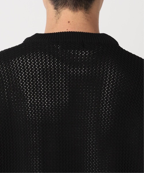 417 EDIFICE（フォーワンセブンエディフィス）の「メッシュカーディガン（ニット/セーター・メンズ・ブラック/ネイビー/ブラウン/グレー/オレンジ/グリーン/ナチュラル・SMALL/MEDIUM/LARGE）」の16枚目の写真