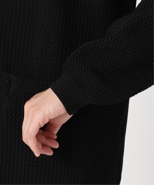 417 EDIFICE（フォーワンセブンエディフィス）の「メッシュカーディガン（ニット/セーター・メンズ・ブラック/ネイビー/ブラウン/グレー/オレンジ/グリーン/ナチュラル・SMALL/MEDIUM/LARGE）」の18枚目の写真