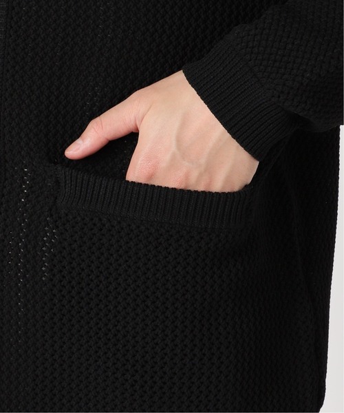 417 EDIFICE（フォーワンセブンエディフィス）の「メッシュカーディガン（ニット/セーター・メンズ・ブラック/ネイビー/ブラウン/グレー/オレンジ/グリーン/ナチュラル・SMALL/MEDIUM/LARGE）」の19枚目の写真