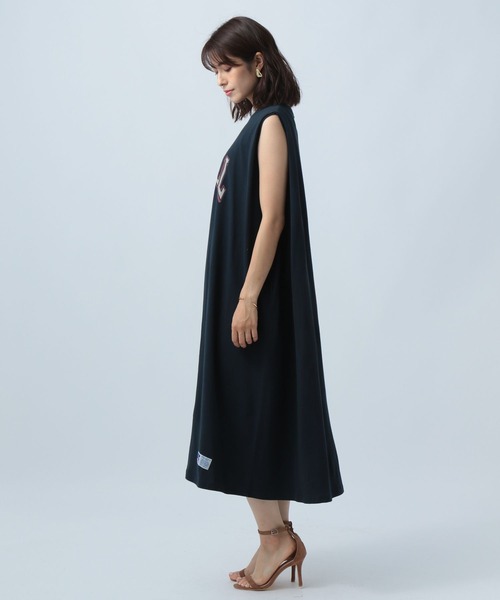 Russell Athletic(ラッセルアスレティック)の「【RUSSELL ATHLETIC 】別注ロゴワンピース(ワンピース・レディース・ネイビー/チャコール・FREE)」の10枚目の写真